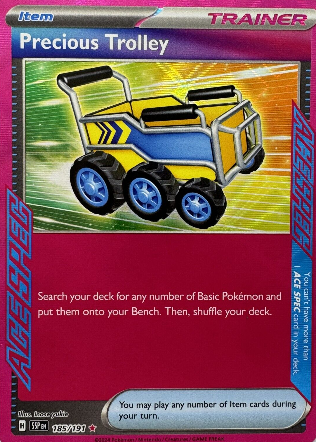 Precious Trolley 2024 Scarlet & Violet: Surging Sparks #185